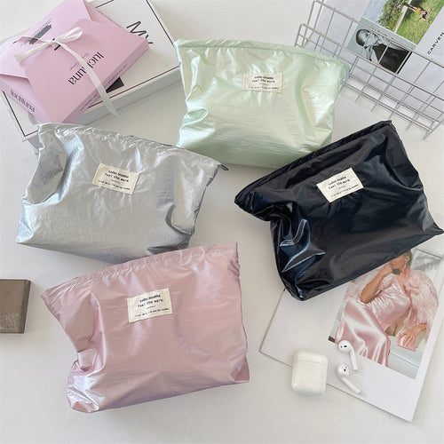 Glossy Polyester Cosmetic Pouch